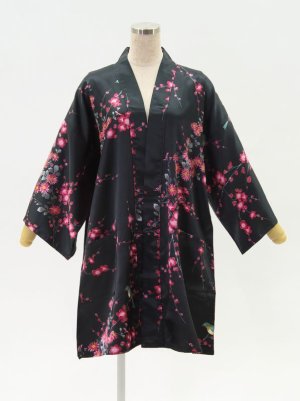 Photo1: Plum & Bird "Happi- Coat" robe