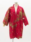 Photo9: Chrysanthemum & Crane  "Happi-coat" robe (Half length)