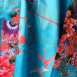 Photo9: Flower & Crane "Kimono" robe