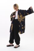 Photo2: Chrysanthemum & Crane  "Happi-coat" robe (Half length)