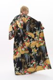 Photo3: Bamboo &　Peony "Kimono" robe