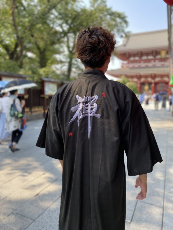 Photo: "ZEN"(禅) "HAPPI-COAT" robe