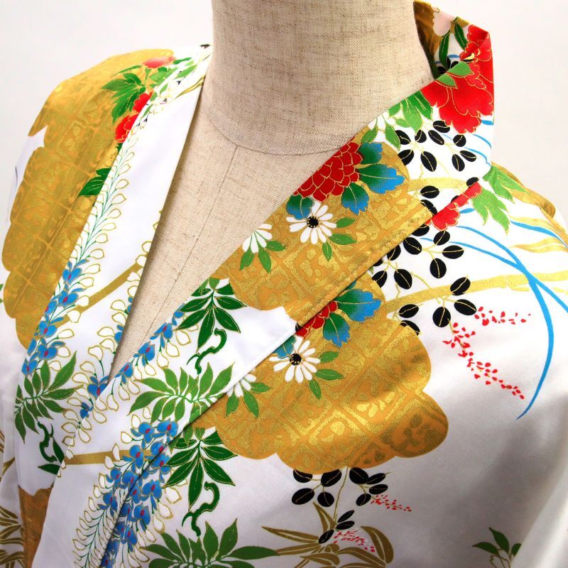 Photo: Bamboo &　Peony "Kimono" robe